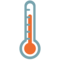 Thermometer emoji on Google